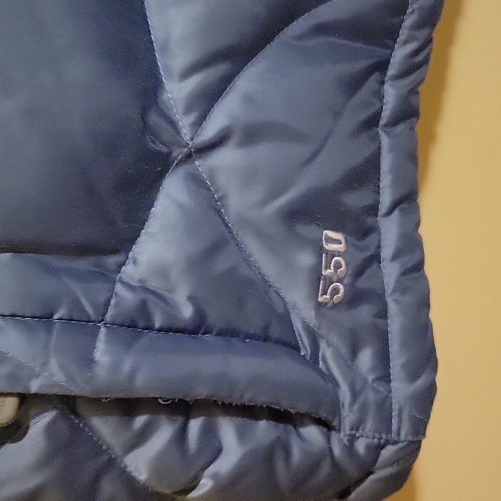 Ladies Blue Puffer THE NORTH FACE Vest - Picture 5 of 7